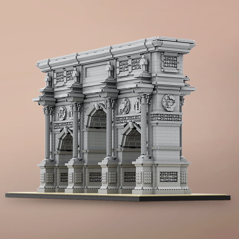 Brick MOC The Ultimate Arc de Triomphe du Carrousel | 7627pcs - Brick Car Merchant