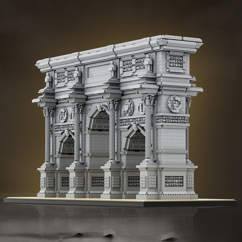 Brick MOC The Ultimate Arc de Triomphe du Carrousel | 7627pcs - Brick Car Merchant