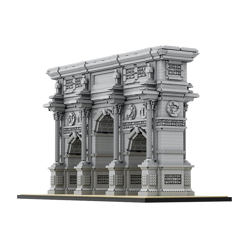 Brick MOC The Ultimate Arc de Triomphe du Carrousel | 7627pcs - Brick Car Merchant