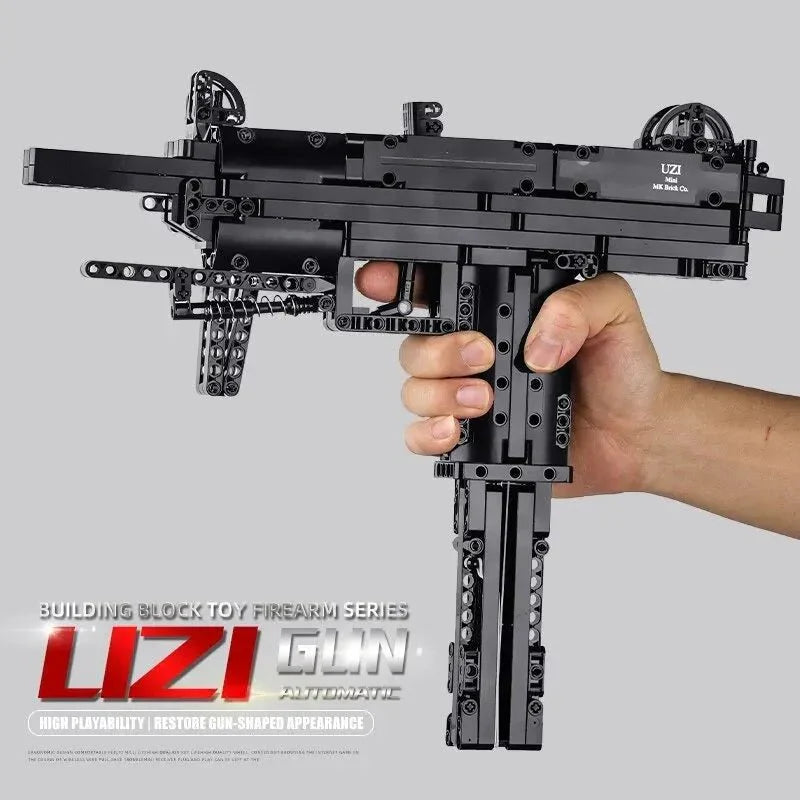 Brick MOC UZI SMG Sub Machine | 796pcs - Brick Car Merchant