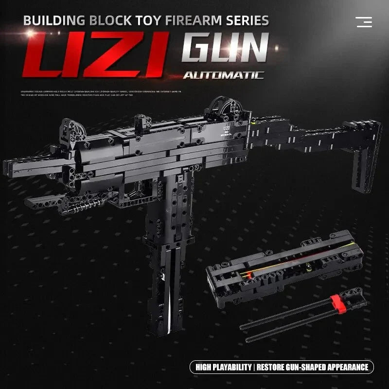 Brick MOC UZI SMG Sub Machine | 796pcs - Brick Car Merchant