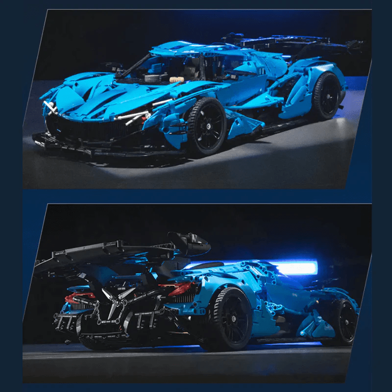 LEGO MOC V12 Intensa Track-Only Hypercar | 3864pcs - Brick Car Merchant