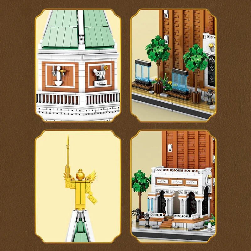 Brick MOC Venetian Bell Tower | 3902pcs - Brick Car Merchant