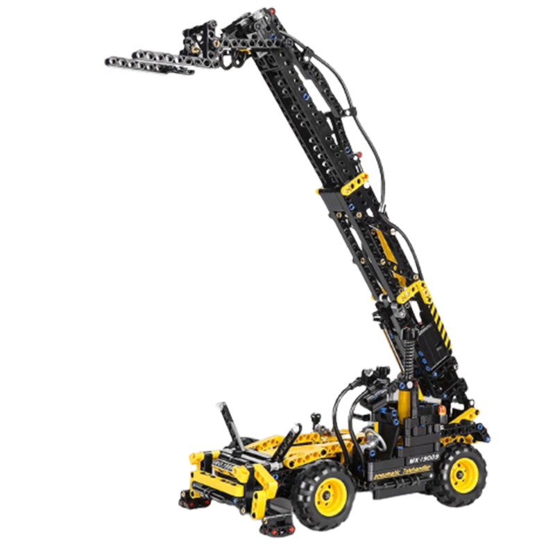 LEGO MOC Pneumatic Forklift | 802pcs - Brick Car Merchant