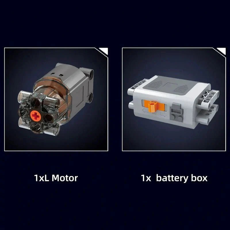 LEGO MOC W16 Engine & Transmission | 2024pcs - Brick Car Merchant