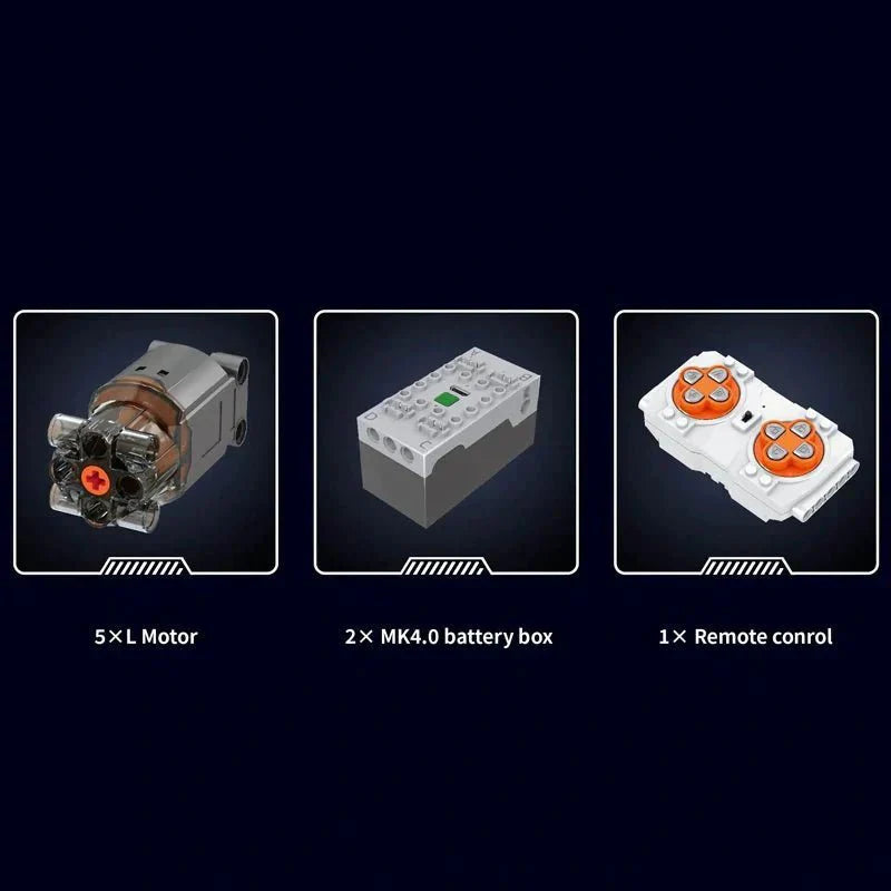 LEGO MOC Wacker 16000 Crawler Crane Technic | 4494pcs - Brick Car Merchant