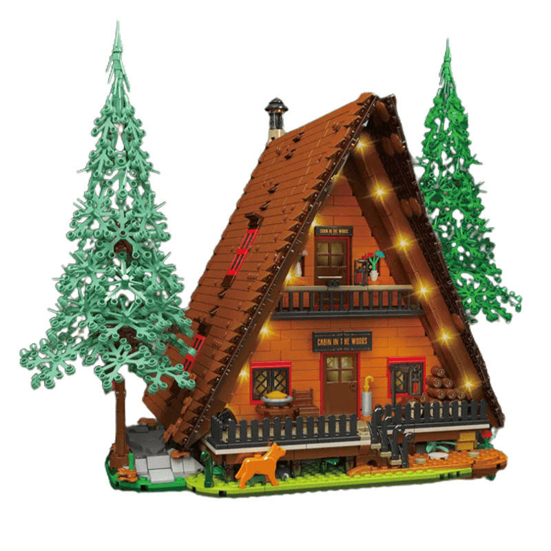 Brick MOC Wooden Cabin In The Woods | 3397pcs - Brick Car Merchant