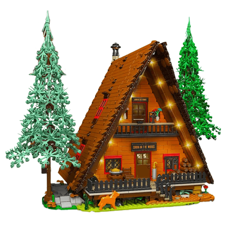 Brick MOC Wooden Cabin In The Woods | 3397pcs - Brick Car Merchant