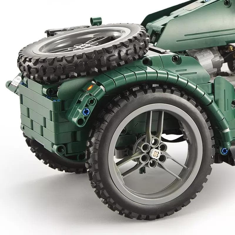 LEGO MOC WWII Military Motorcycle | 629pcs - Brick Car Merchant