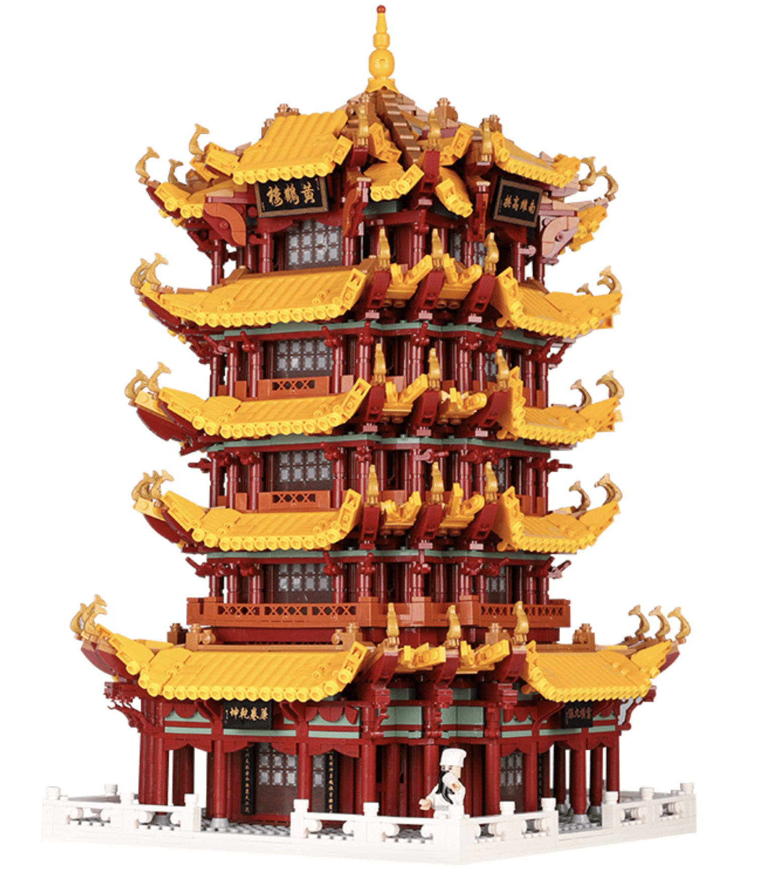 Brick MOC Yellow Crane Tower | 6793pcs - Brick Car Merchant