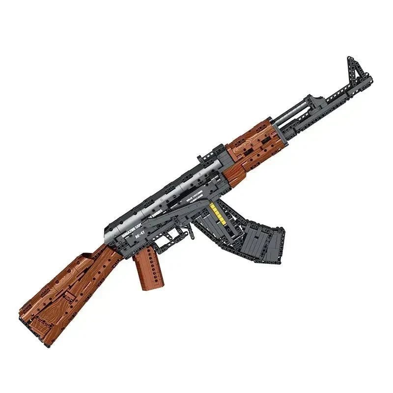 LEGO MOC AK47 Assault Rifle V2 | 1366 pcs - Brick Car Merchant