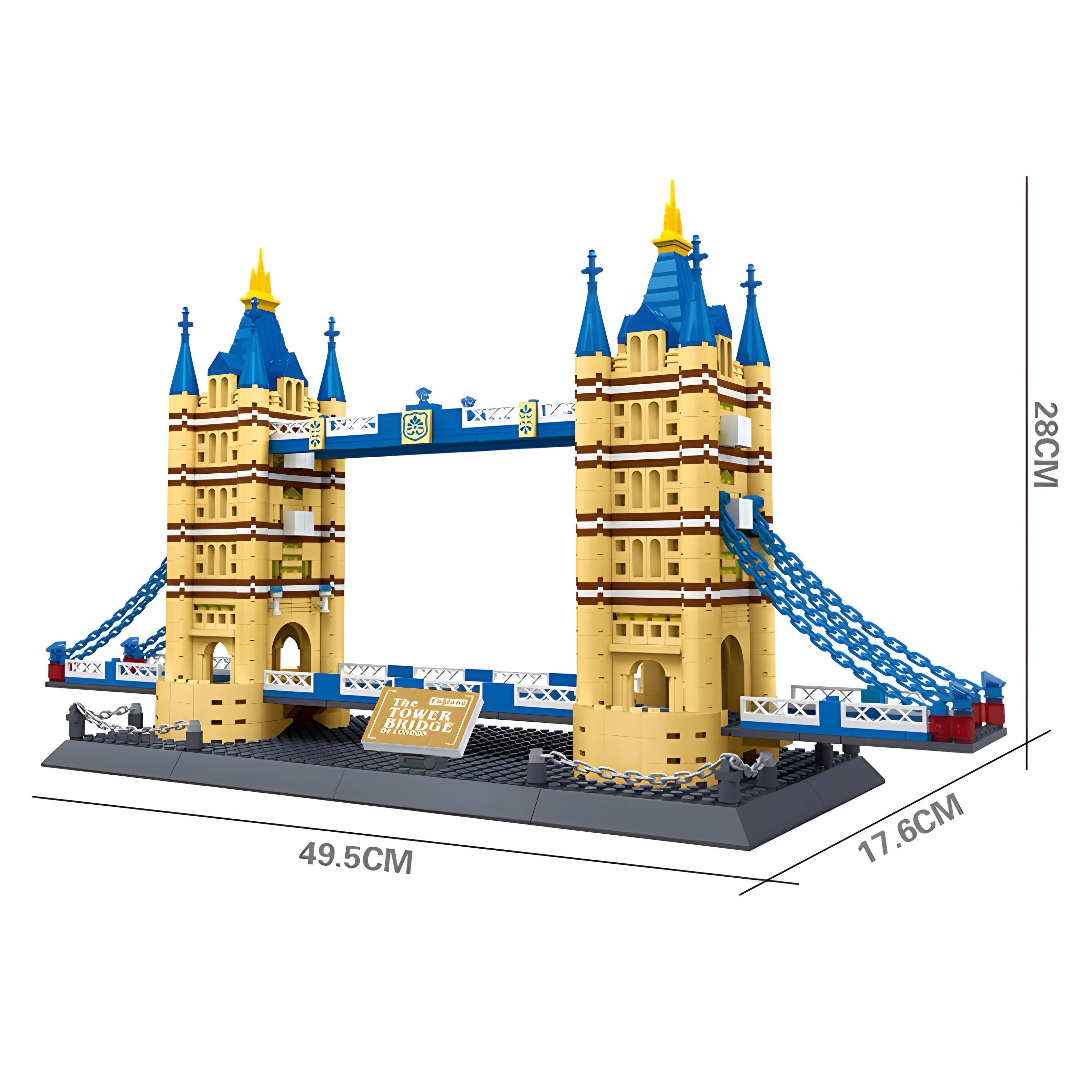 LEGO MOC Tower Bridge | 970pcs - Brick Car Merchant