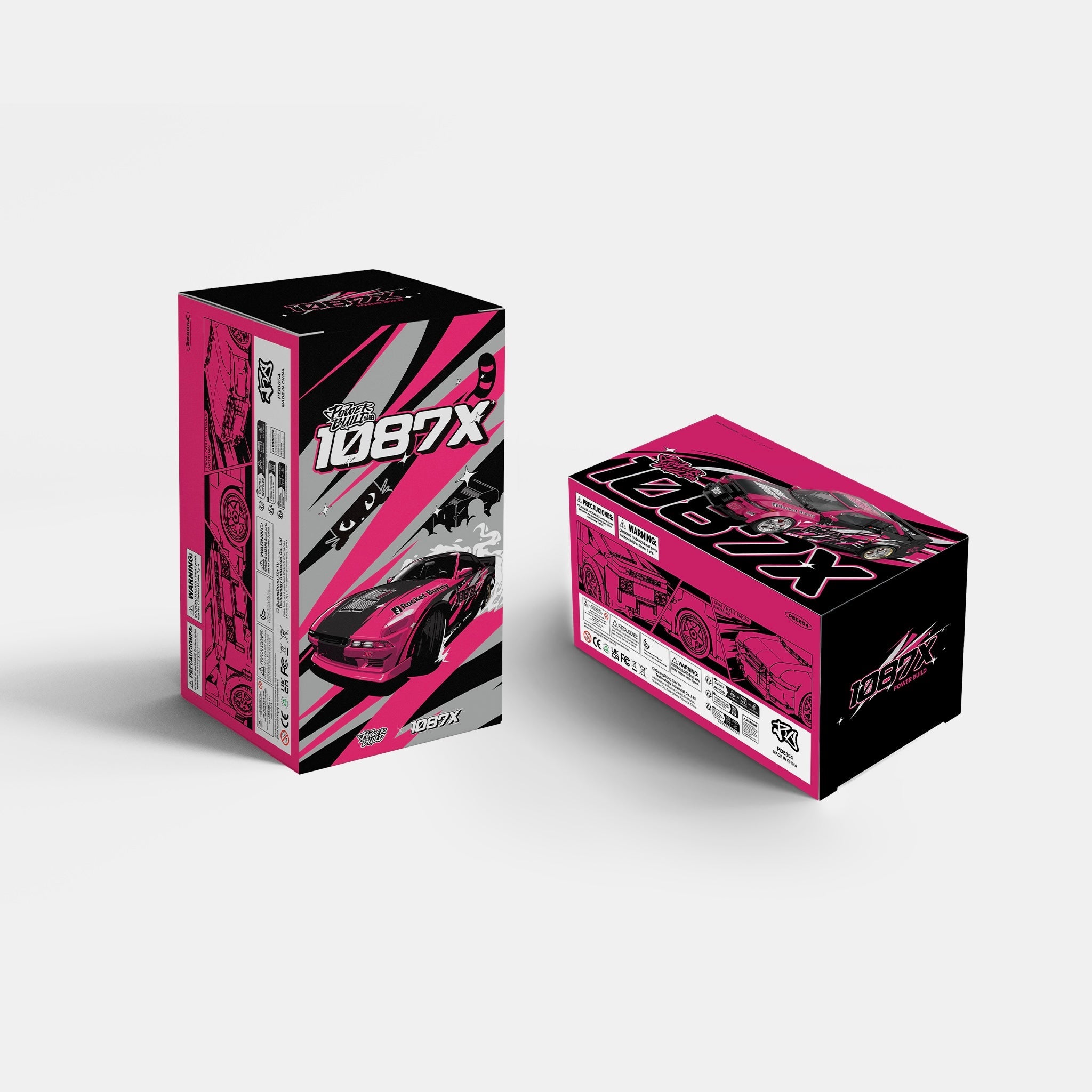 Brick MOC 1087x Drift Team R32 - Brick Car Merchant