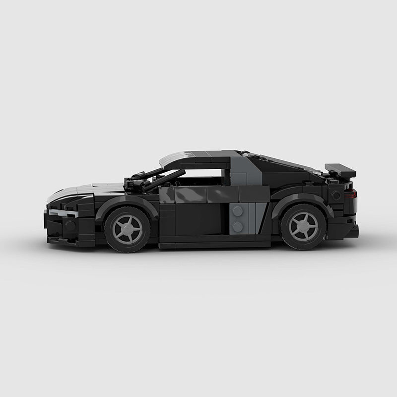 Brick MOC Audi R8 Black - Brick Car Merchant