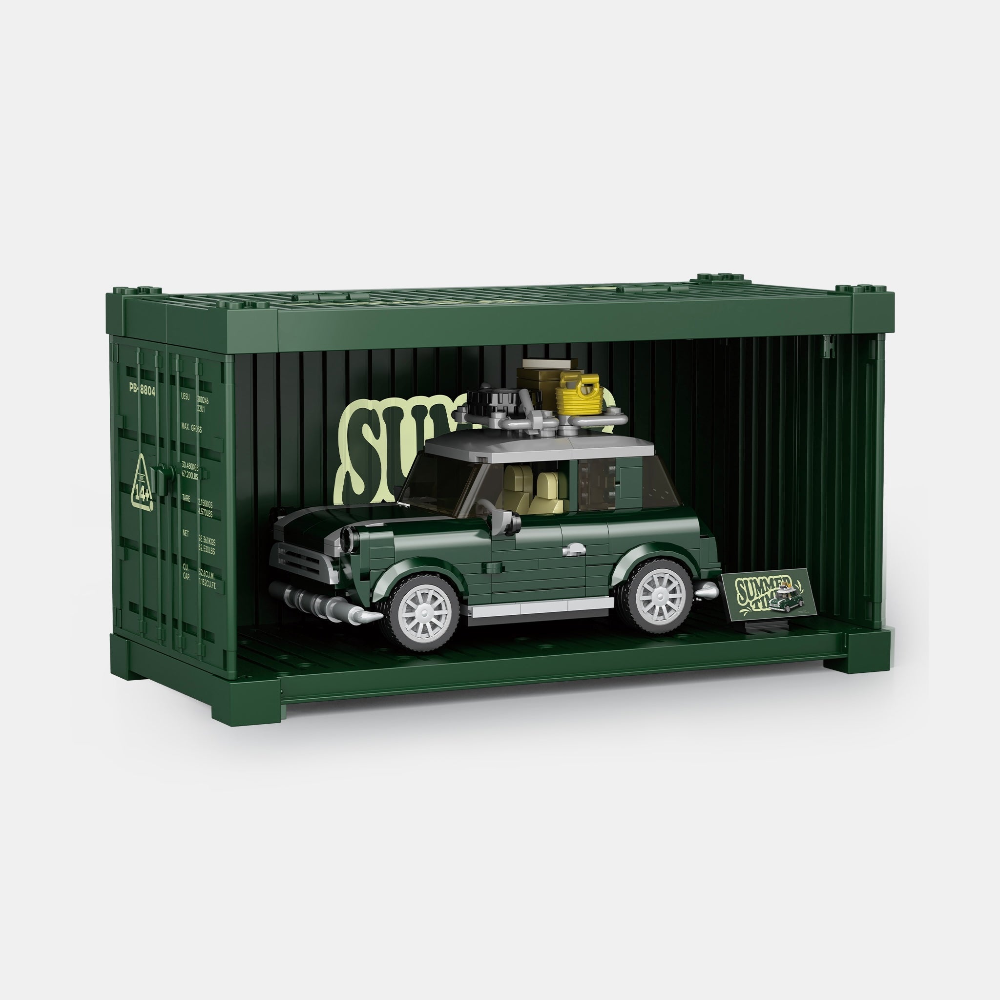 Brick MOC British Classic Camper - Brick Car Merchant