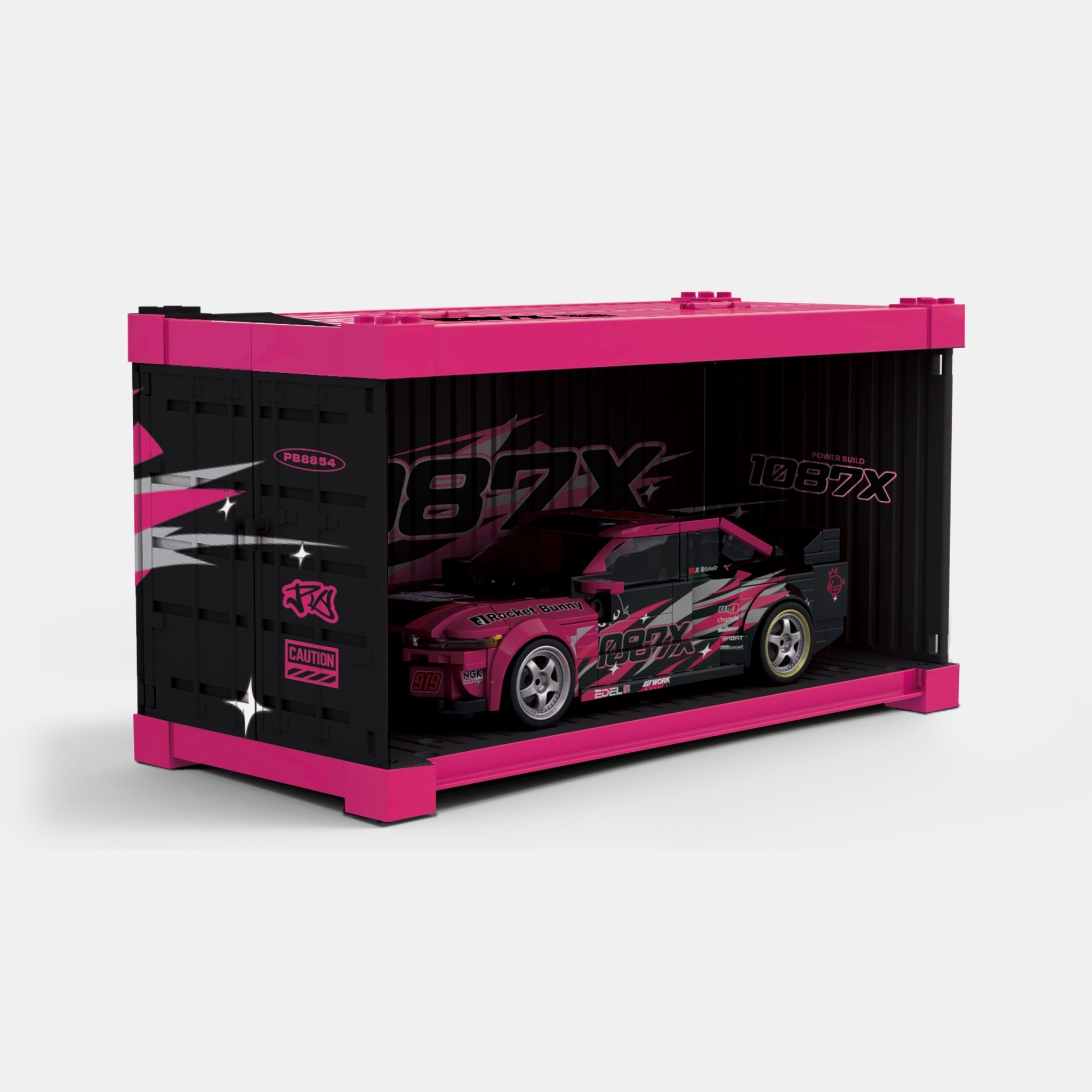 Brick MOC 1087x Drift Team R32 - Brick Car Merchant