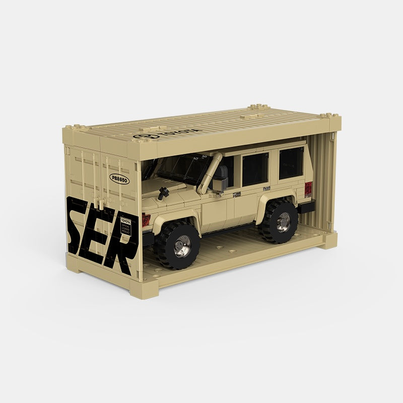 Brick MOC Toyota Land Cruiser - Brick Car Merchant