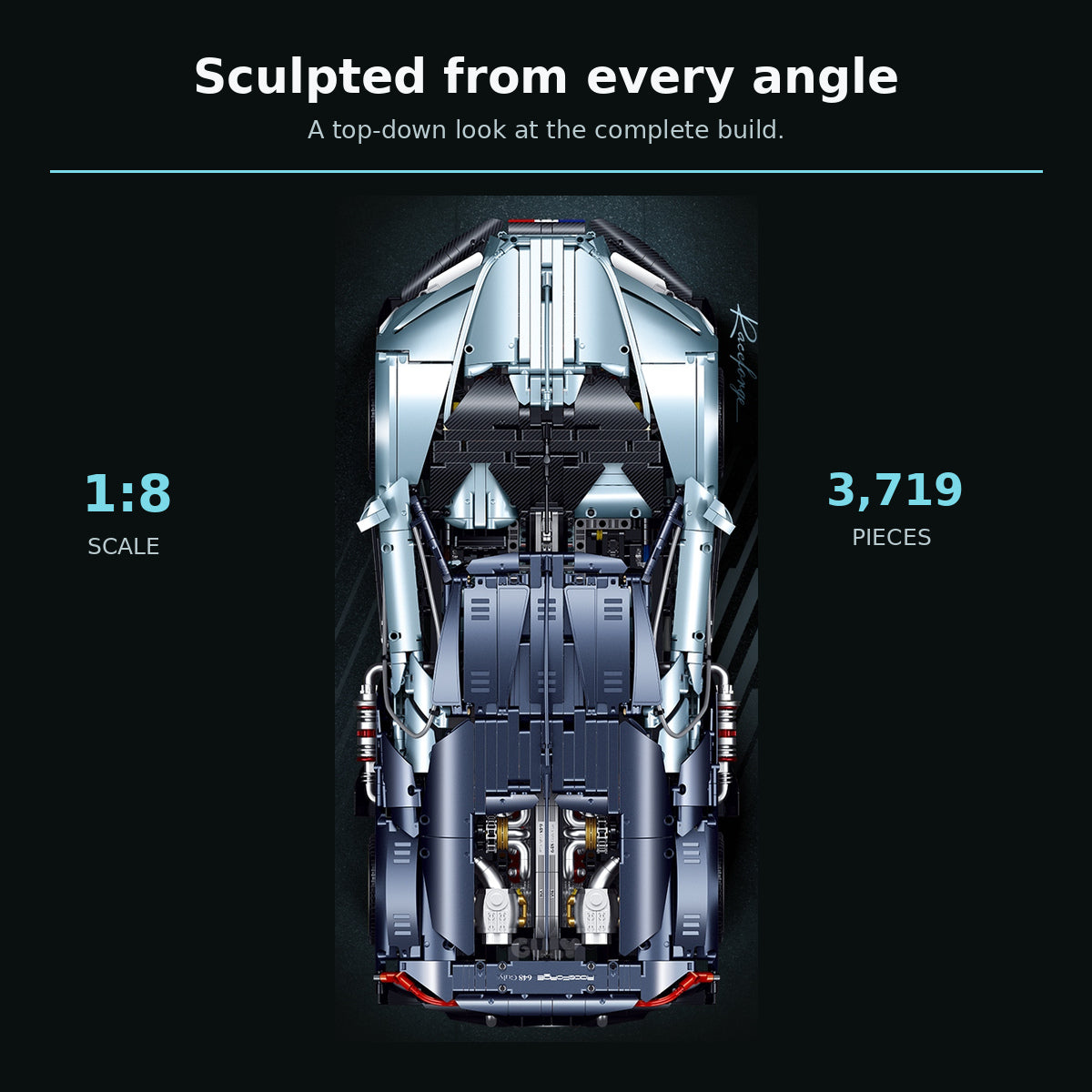Brick MOC Bugatti Tourbillion-Inspired Hypercar - Brick Car Merchant