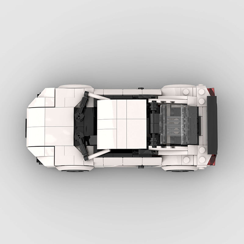 Brick MOC Audi R8 White - Brick Car Merchant