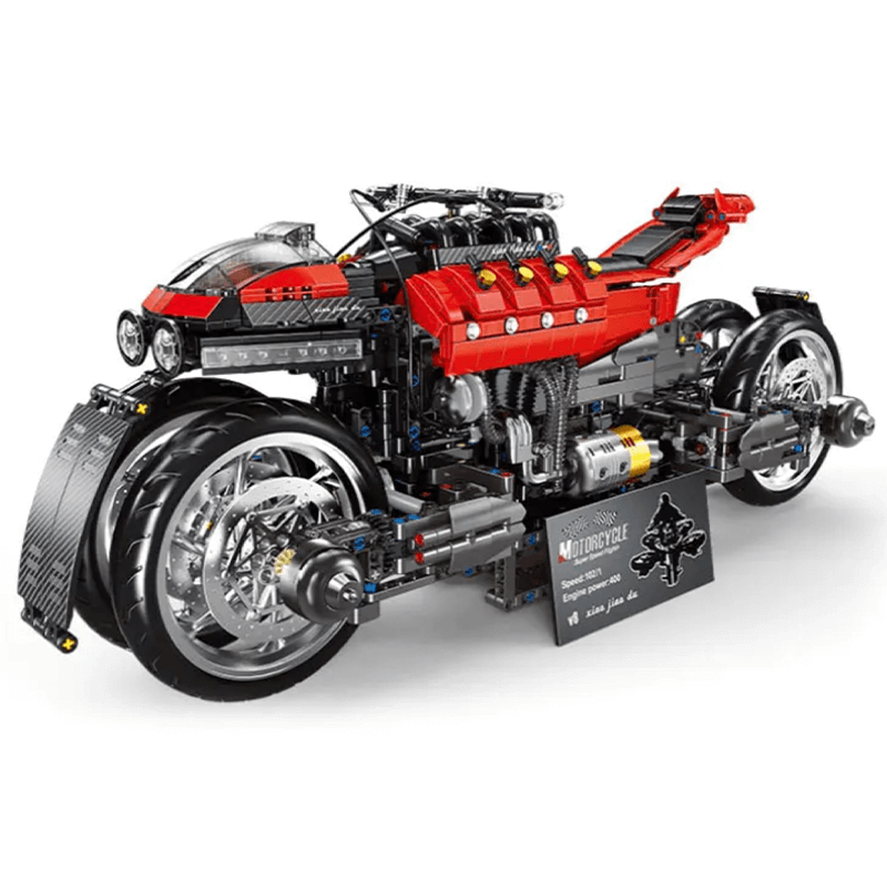 LEGO MOC Futuristic Flying Motorcycle | 2223pcs - Brick Car Merchant