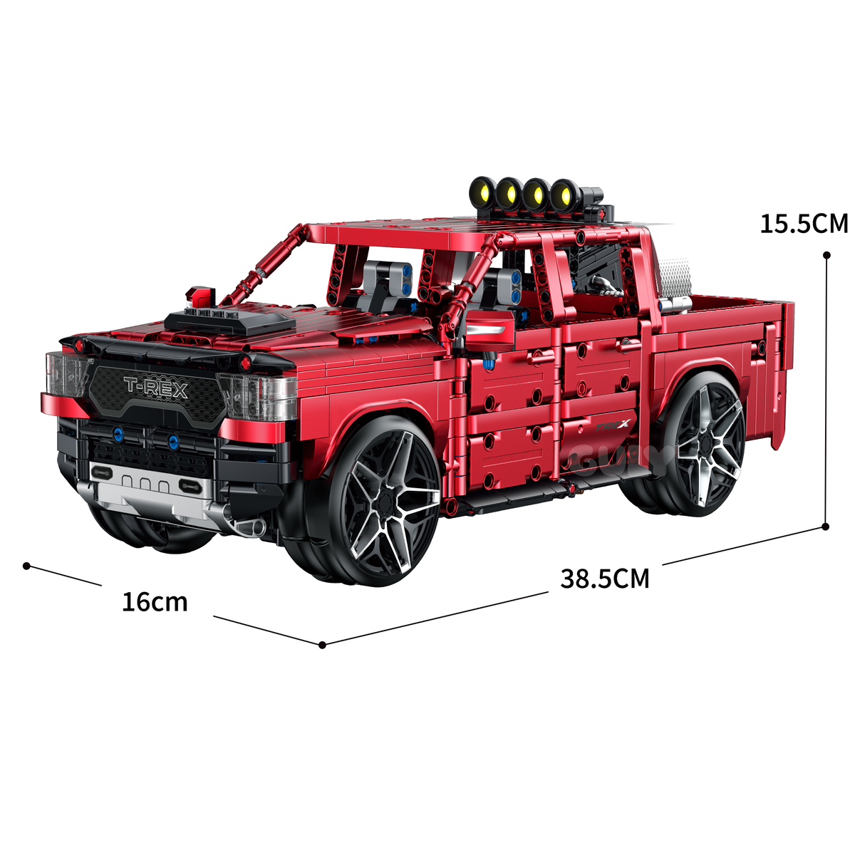 Brick MOC Ram 1500 TRX Rex Commander Edition | 1349 pieces - Brick Car Merchant