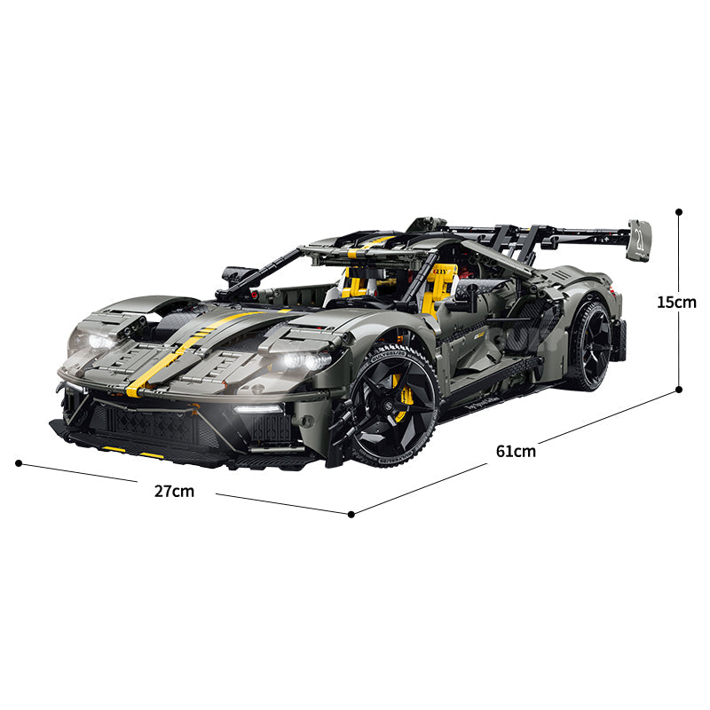 Brick MOC Ford GT Slate GT Edition | 3402 pieces - Brick Car Merchant