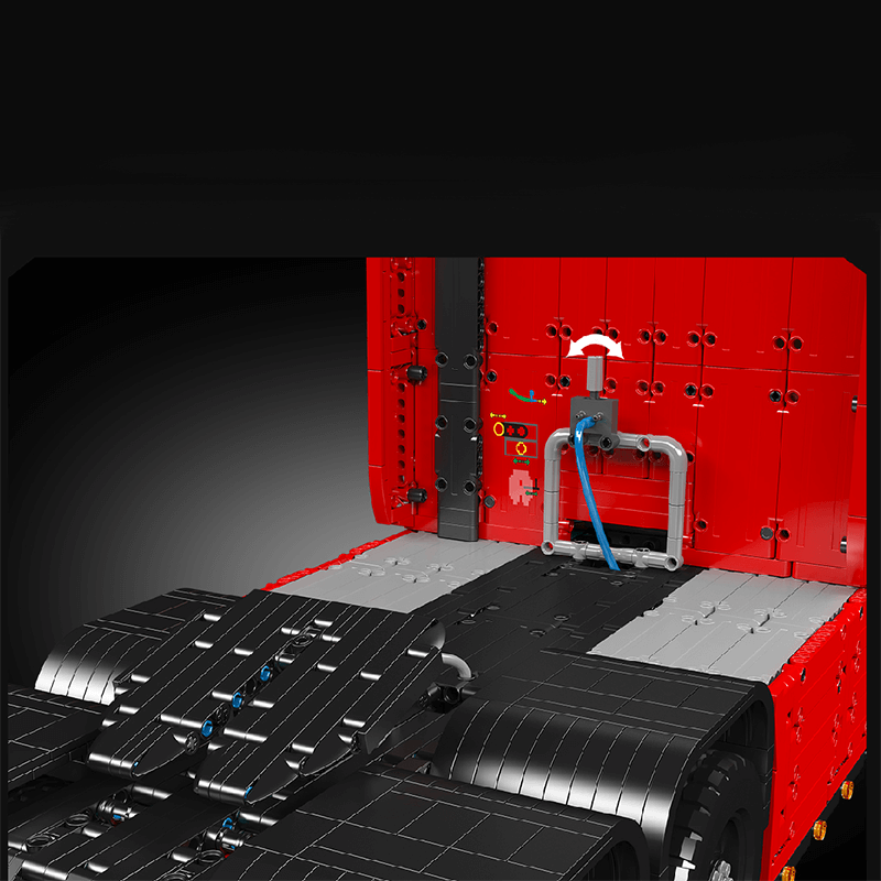 LEGO MOC EU Truck With Trailer Remote Control | 8006pcs - Brick Car Merchant