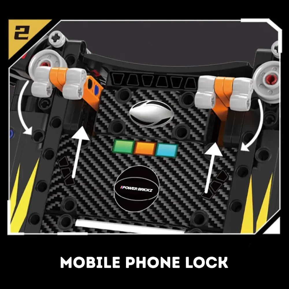 Brick MOC 1:1 CSL Elite GT3 F1 Steering Wheel | 934pcs - Brick Car Merchant