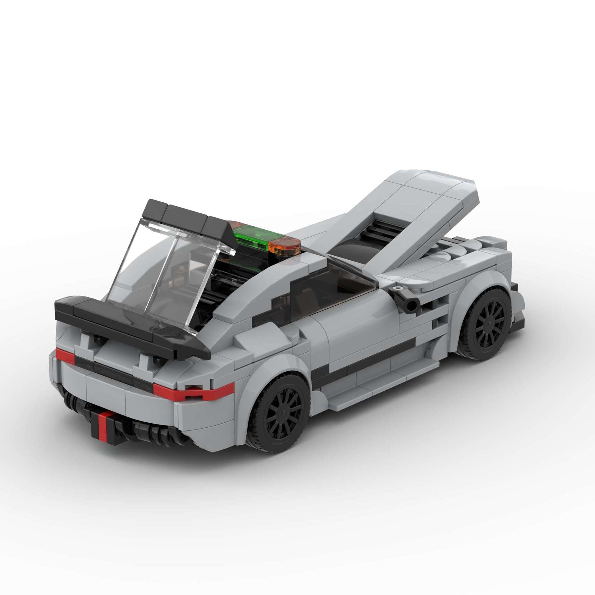 Brick MOC GT-R Formula Safety Car - Brick Car Merchant