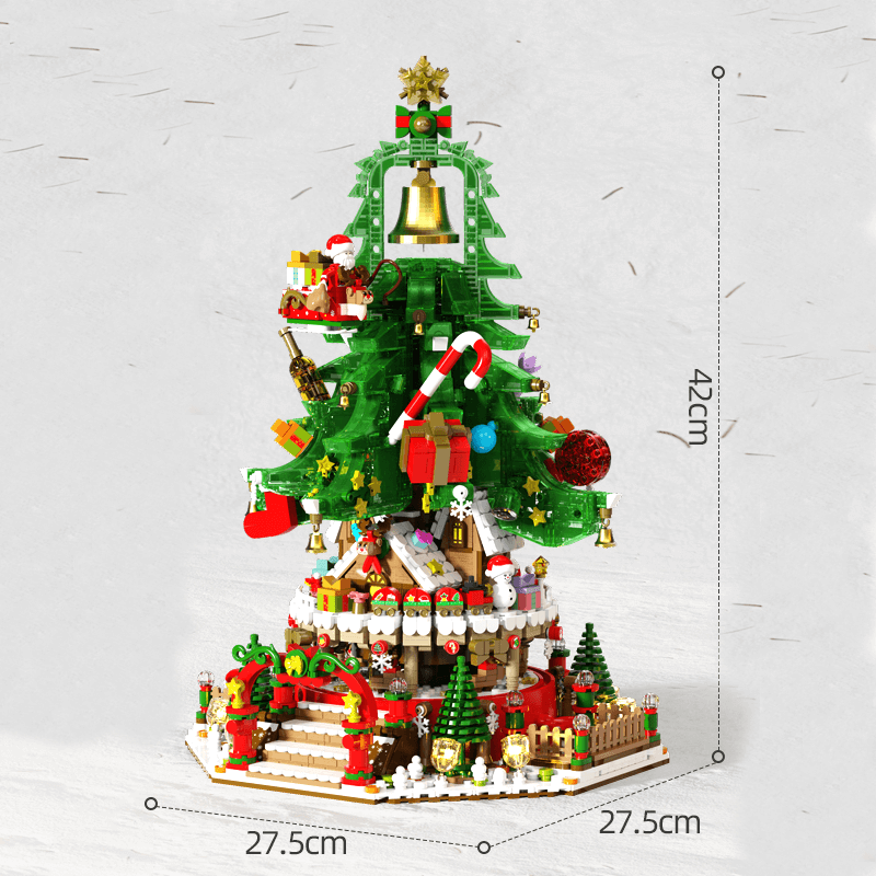 Brick MOC Monumental Christmas Tree - Ultimate Edition | 2962pcs - Brick Car Merchant