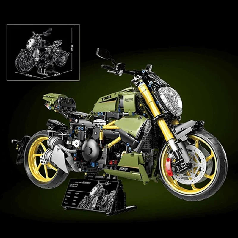 Brick MOC 1260 Power Cruiser | 2025pcs - Brick Car Merchant