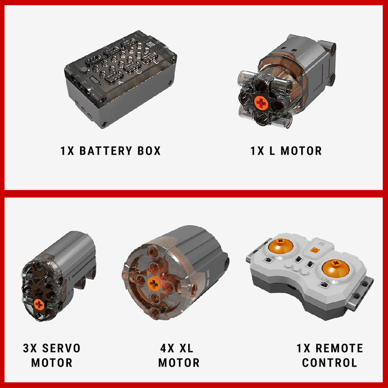 LEGO MOC EU Truck With Trailer Remote Control | 8006pcs - Brick Car Merchant