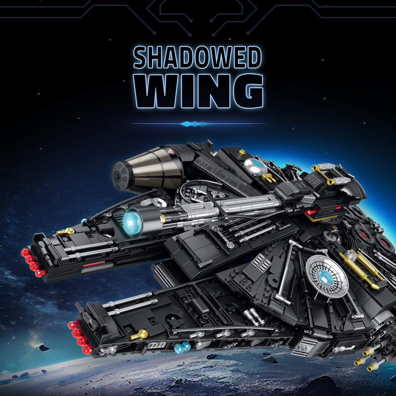 Dark Harbinger Space Carrier building kit - detail view 2 - Brick Car Merchant