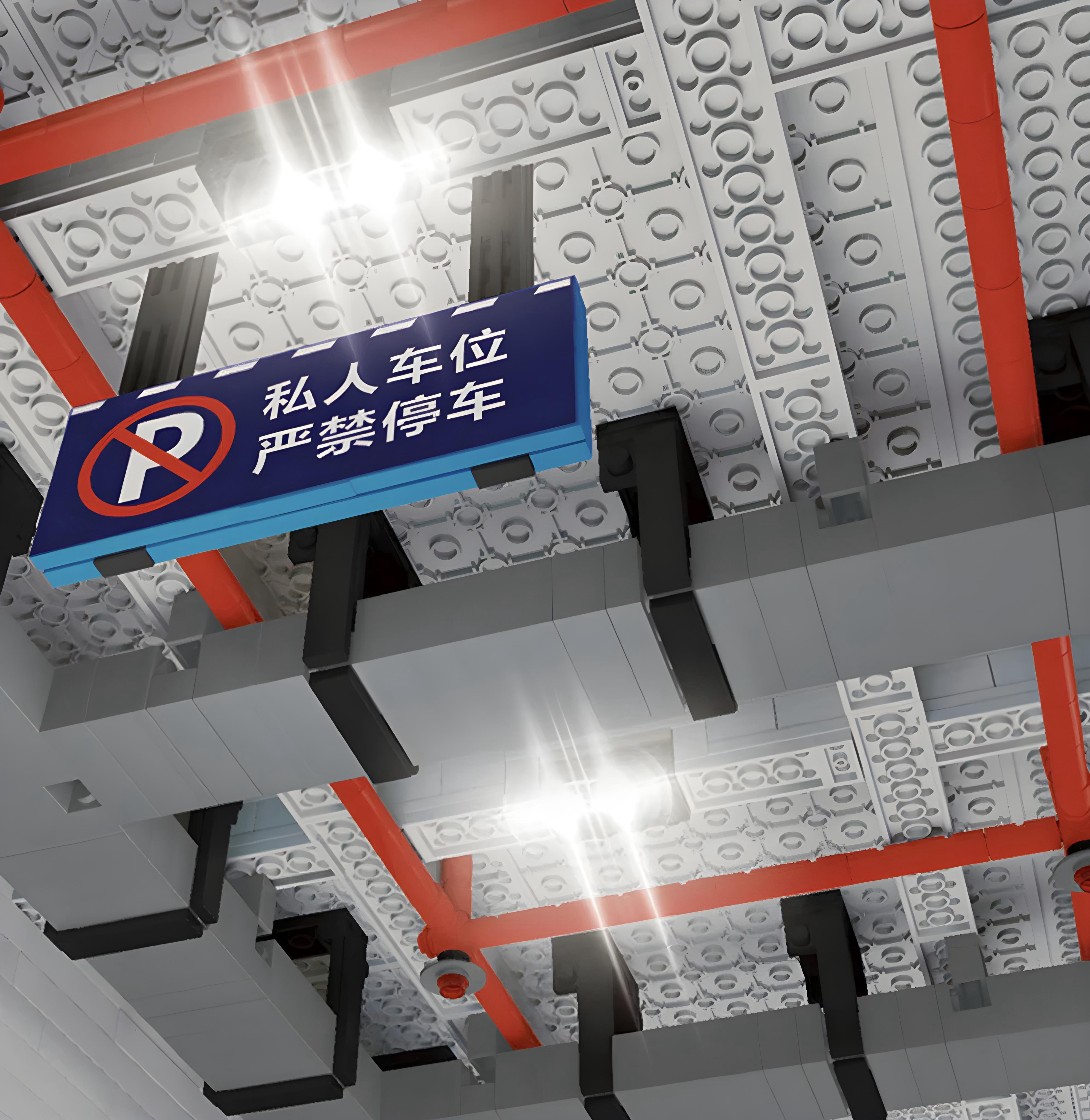 Brick MOC 1:8 Scale Car Park | 2436pcs - Brick Car Merchant