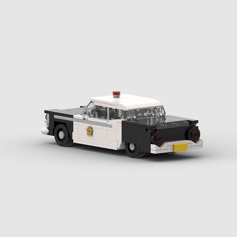 Brick MOC 1959 Ford Custom 300 Police - Brick Car Merchant