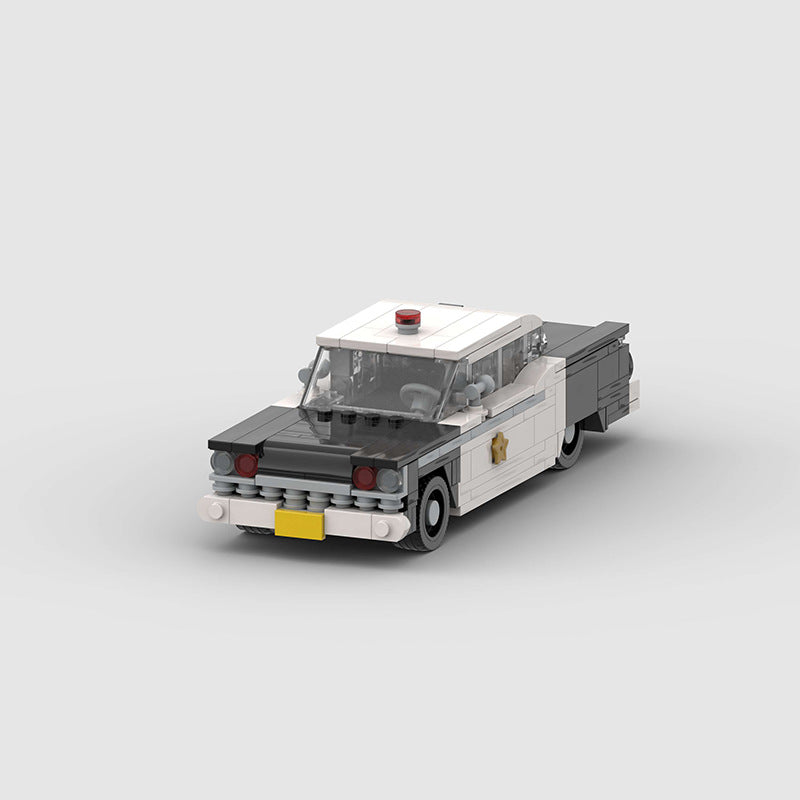 Brick MOC 1959 Ford Custom 300 Police - Brick Car Merchant