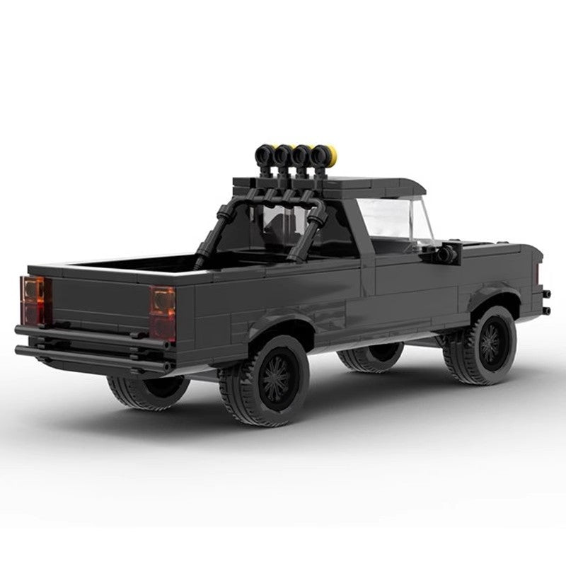 Brick MOC 1985 Toyota Hilux Back to the Future V2 - Brick Car Merchant