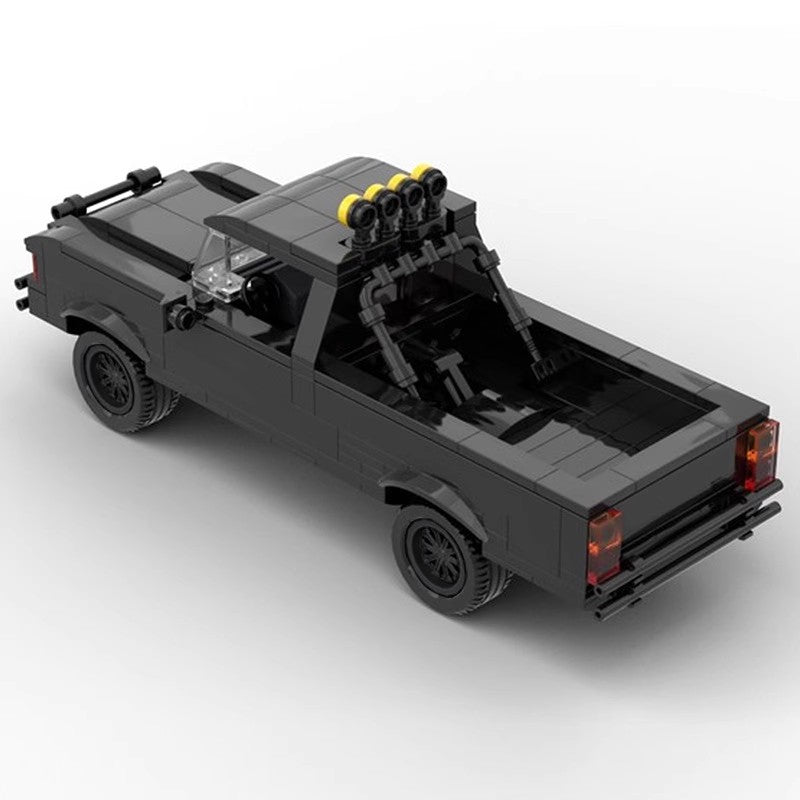 Brick MOC 1985 Toyota Hilux Back to the Future V2 - Brick Car Merchant
