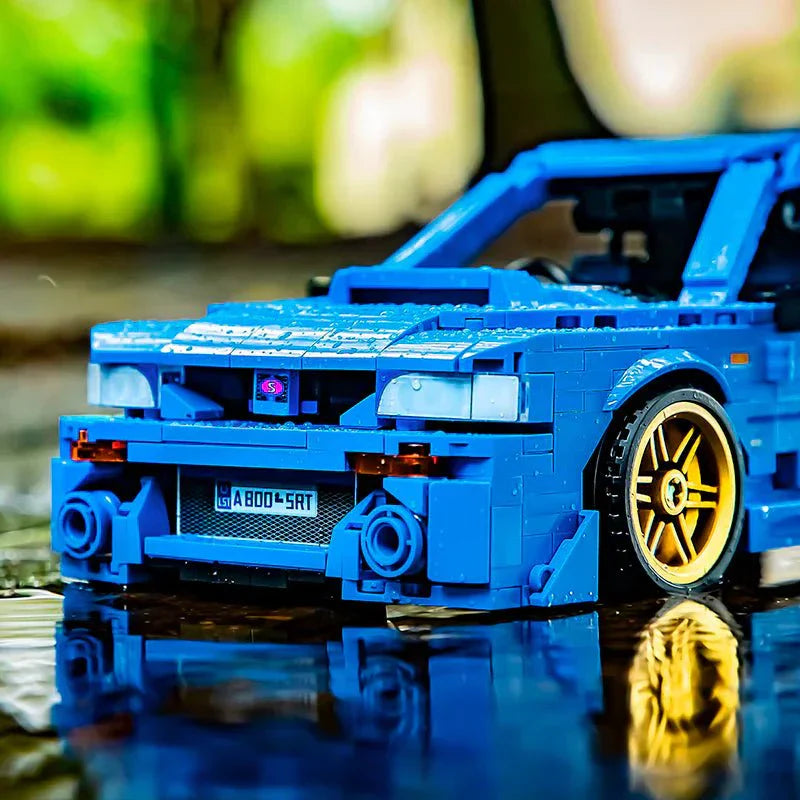 Brick MOC 1998 WRX STI Rally Turbo Coupe | 896pcs - Brick Car Merchant
