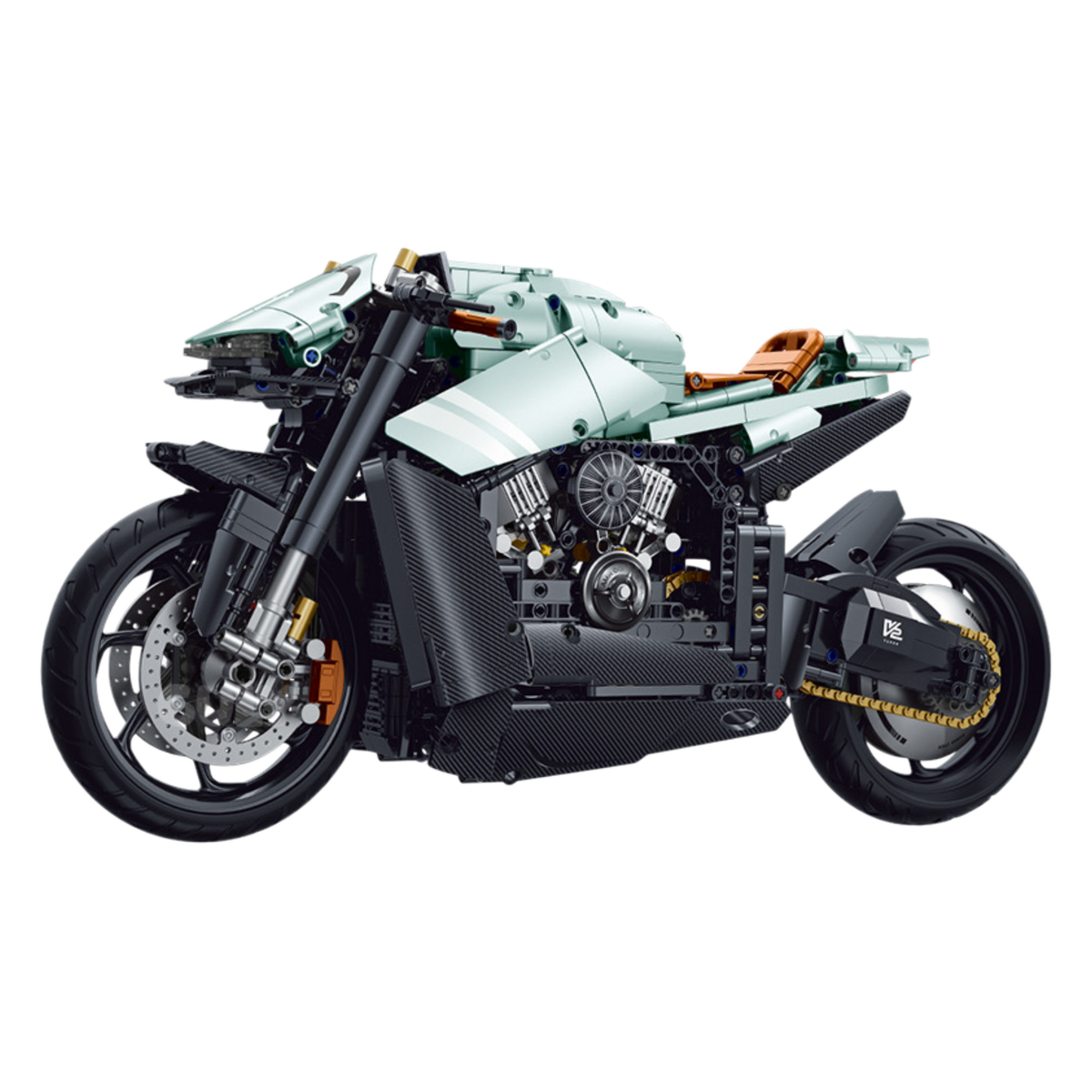 Brick MOC 1:5 Aston Martin AMB 001 | 2176pcs - Brick Car Merchant