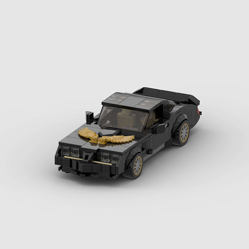 Brick MOC 1977 Pontiac Firebird Trans Am from "Smokey and the Bandit" - Brick Car Merchant