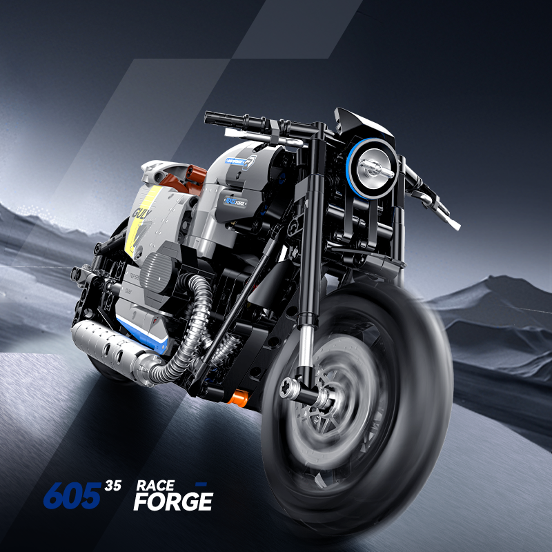 BMW R18 Custom Cruiser 1:8 building set - image 6
