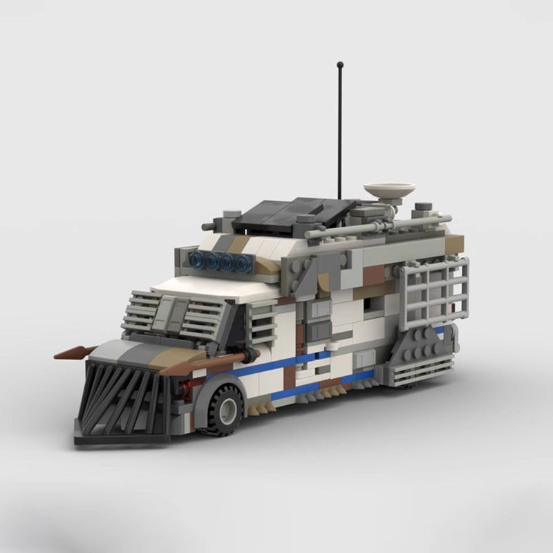 Brick MOC Zombie Apocalypse Wanderer - Brick Car Merchant
