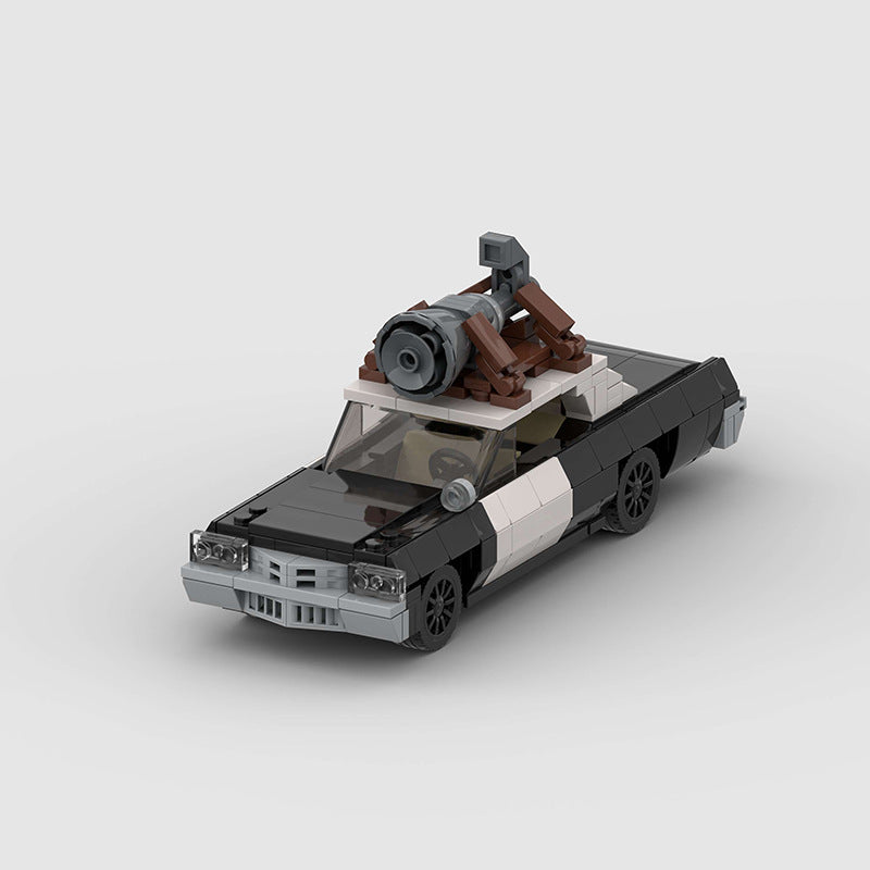 Brick MOC 1974 Dodge Monaco Bluesmobile from "The Blues Brothers" - Brick Car Merchant