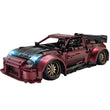 LEGO MOC Nissan 350Z GTR Wide Body | Remote Control, Opening Features, Limited Edition, 2238 pcs - Brick Car Merchant