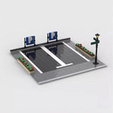 LEGO MOC Parking Lot Display for 2 Cars - Brick Car Merchant