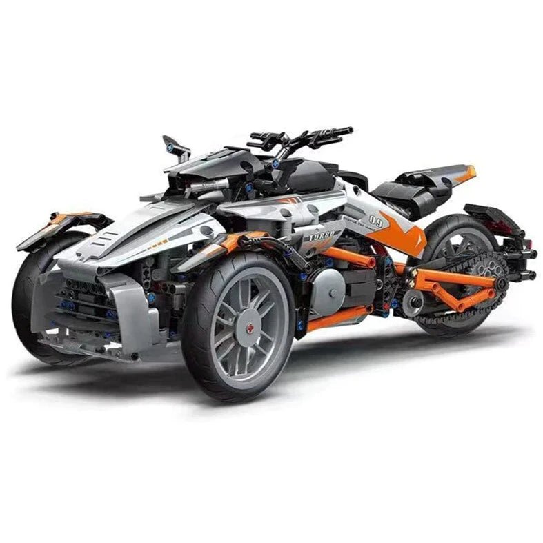 Brick MOC 2021 Sport Touring Trike | 1228pcs - Brick Car Merchant