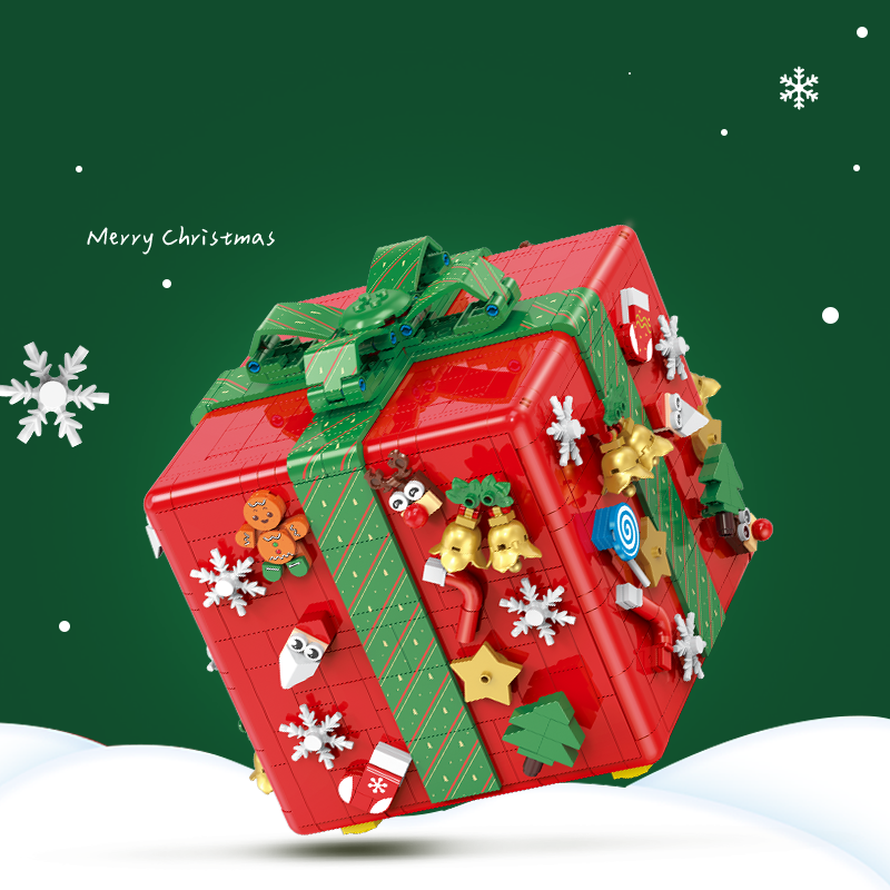 Brick MOC Winter Vault Christmas Gift Box | 2866 pieces - Brick Car Merchant