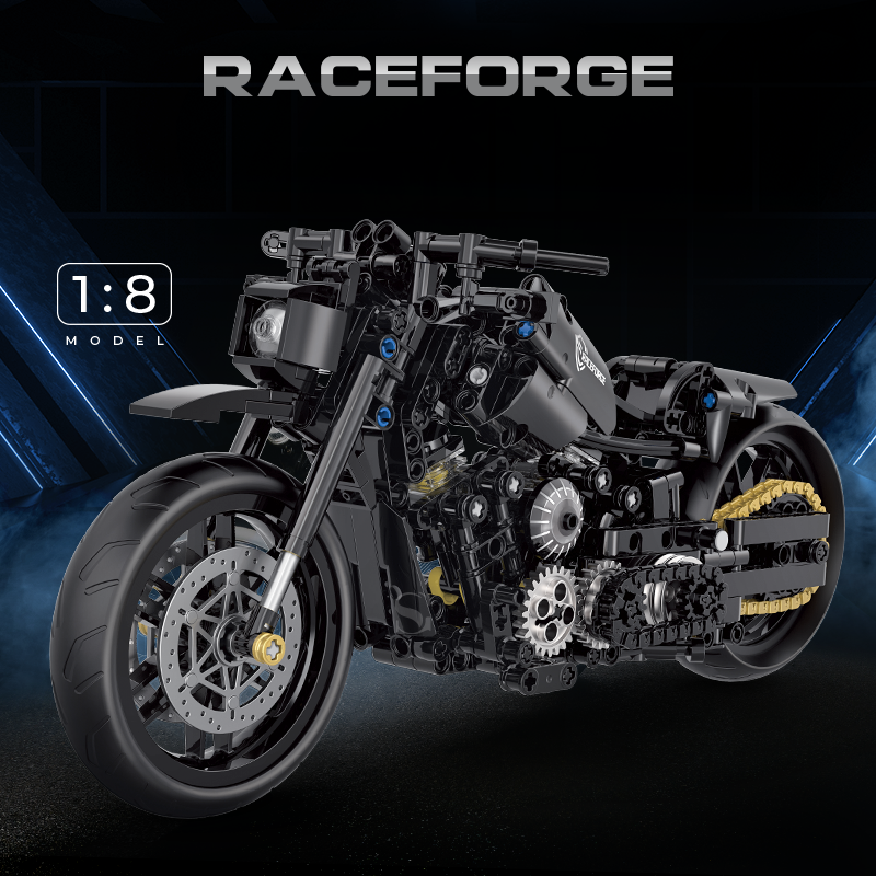 Harley-Davidson Black Bobber 1:8 building set - image 6
