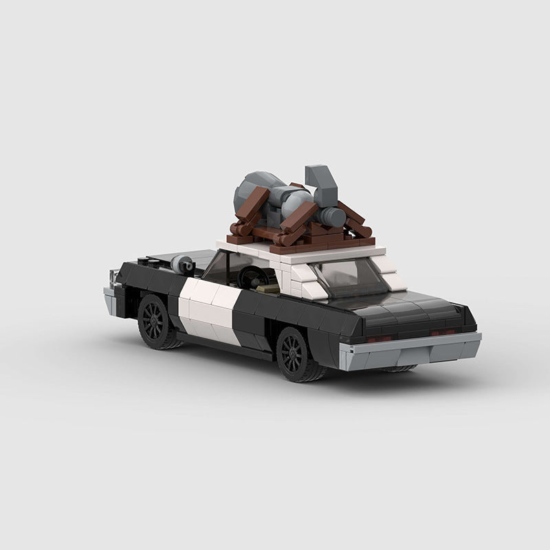 Brick MOC 1974 Dodge Monaco Bluesmobile from "The Blues Brothers" - Brick Car Merchant
